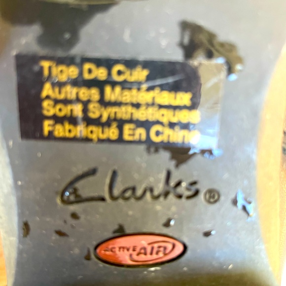 Clarks, Tige De Cuir Autres Materiaux, Black Boots, Size 8 - Picture 6 of 7